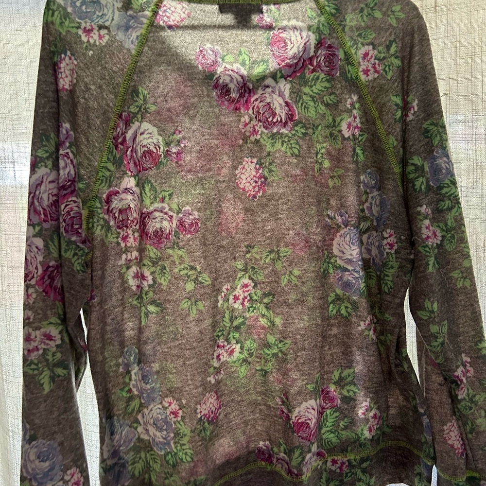 Joe Boxer Multicolor Floral Top light weight